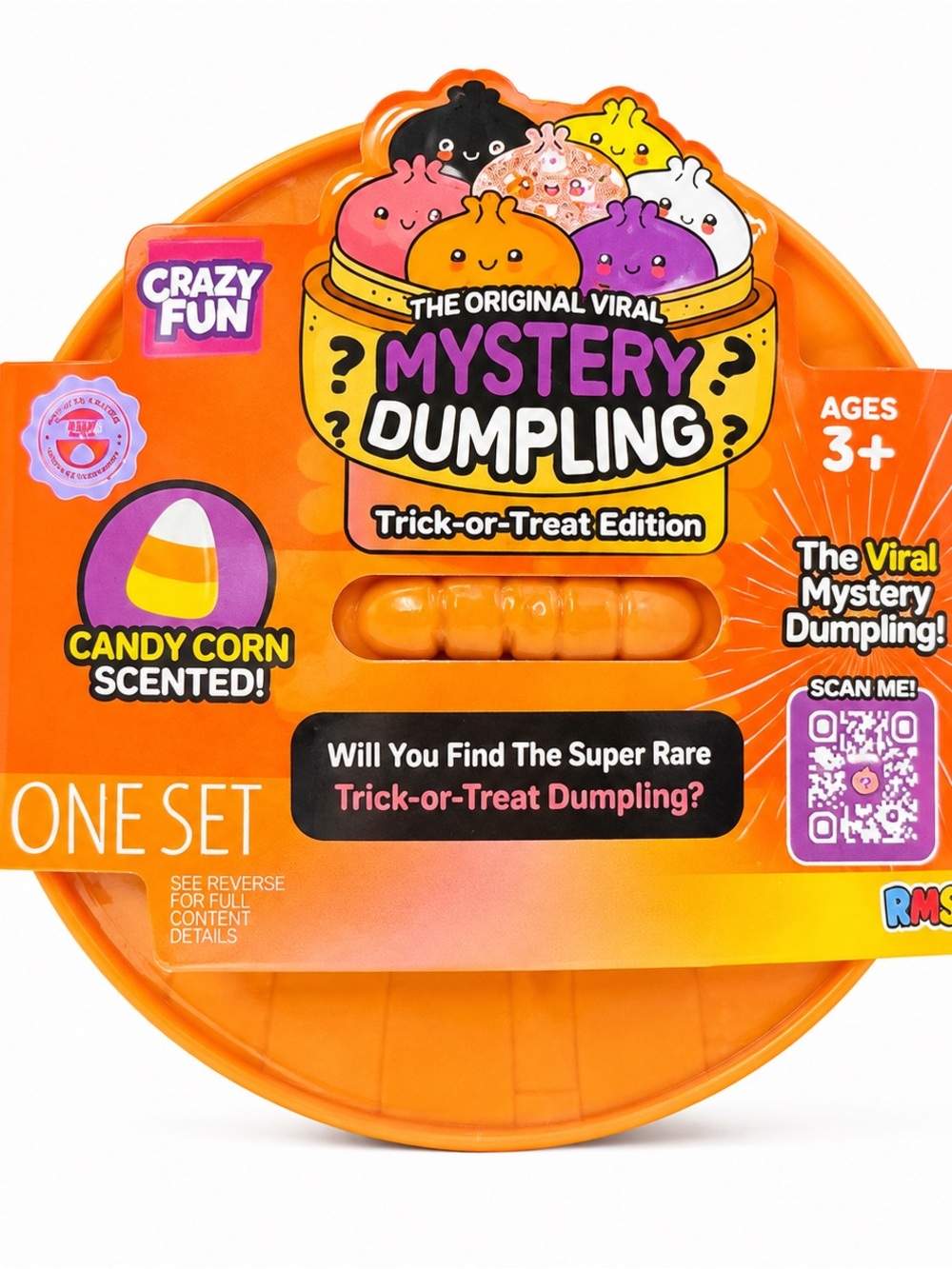 Mystery Dumpling Trick-or-Treat Edition Squishy Candy Corn Scented NEW SEALED